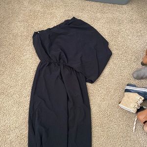 Black maxi dress